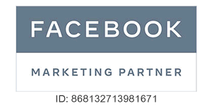 facebook marketing partner badge - links to facebook partner page